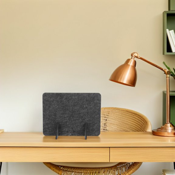 AURARMLET 4Pcs Office Desk Divider Felt Panel Easy Install Privacy Screen for Classroom Workspaces