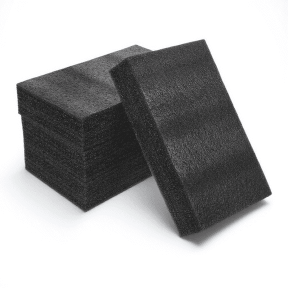 AURARMLET 4Pcs Black Foam Packing Liners Wear Resistant Foam Inserts for Express and Daily Use