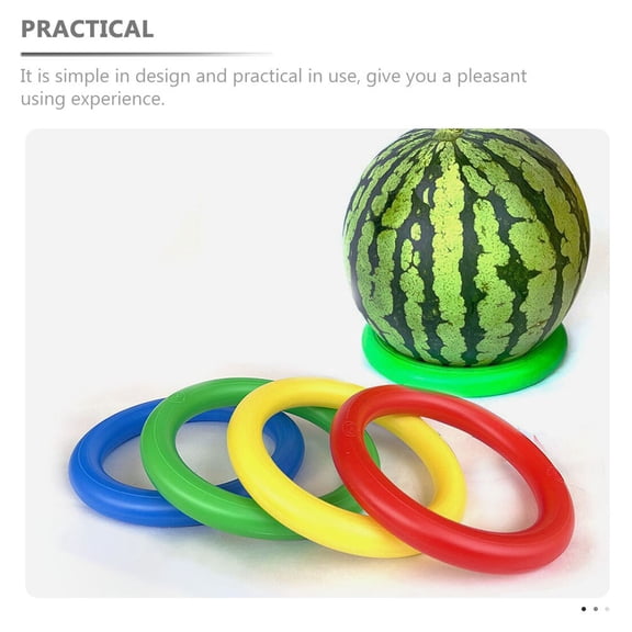 AURARMLET 4Pcs Round Display Stand for Watermelon Rack in Friends