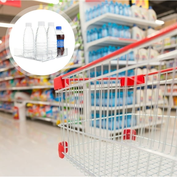 AURARMLET 4Pcs Shelf Dividers for Shelves T-Shaped Acrylic for Goods Sorting in Shopping Mall