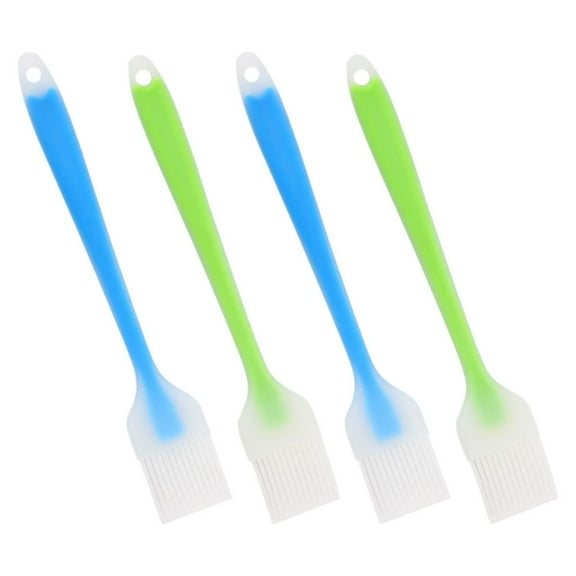 AURARMLET 4Pcs Pastry Brush Silicone for Cooking and Grilling with Nonstick Food Safe Silicone