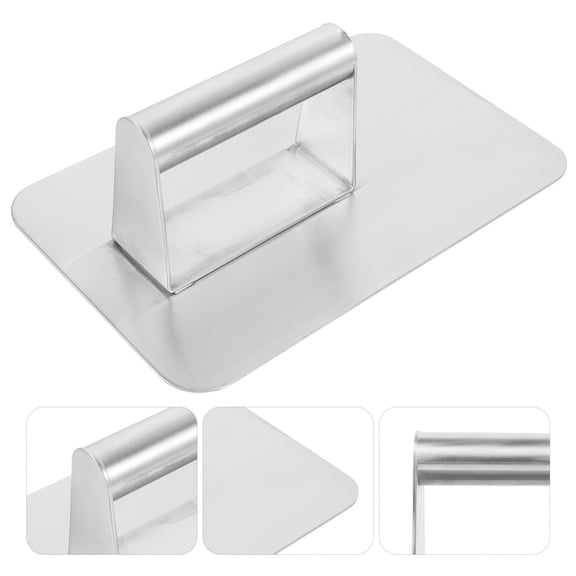 AURARMLET Meat Shaping Press Transparent 1Pcs 9.04X5.54X3.14in