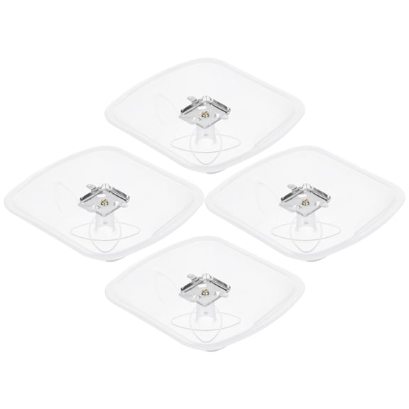 AURARMLET 4Pcs Versatile Oil Cup for Kitchen Range Hood Easy Installation Transparent