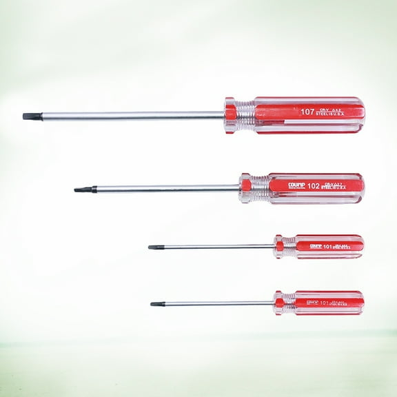 AURARMLET Triangle Screwdrivers Anti Theft Assorted Color 4Pcs