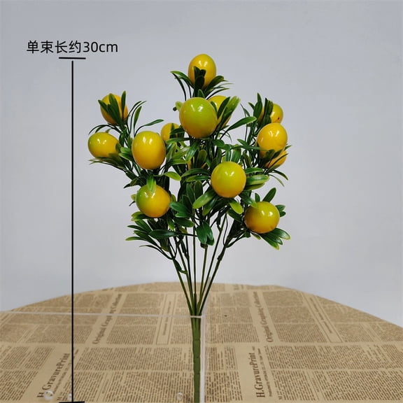 AURARMLET Artificial Fruit Trees with Assorted Colors, Realistic Plastic Foam Home Decor for Indoor and Outdoor Use