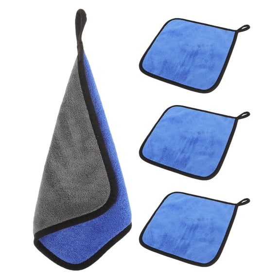 AURARMLET 4-Pack Billiard Cue Cleaner Coral Fleece Multi- for Pool Table Maintenance and Practice
