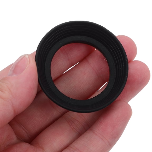 AURARMLET 4Pcs Microscope Eyepiece Cups Black Soft Rubber Replacement for Binoculars
