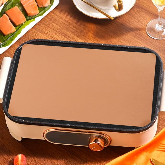 AURARMLET 4pcs Oil Proof Fireproof Mat Resistant Barbecue Accessories For Picnics