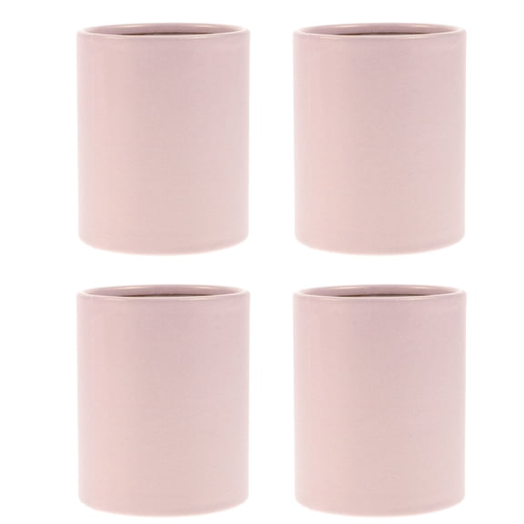 AURARMLET Tiny Pink Round Flower Box, Paperboard, Decorative Cylindrical, 4Pcs