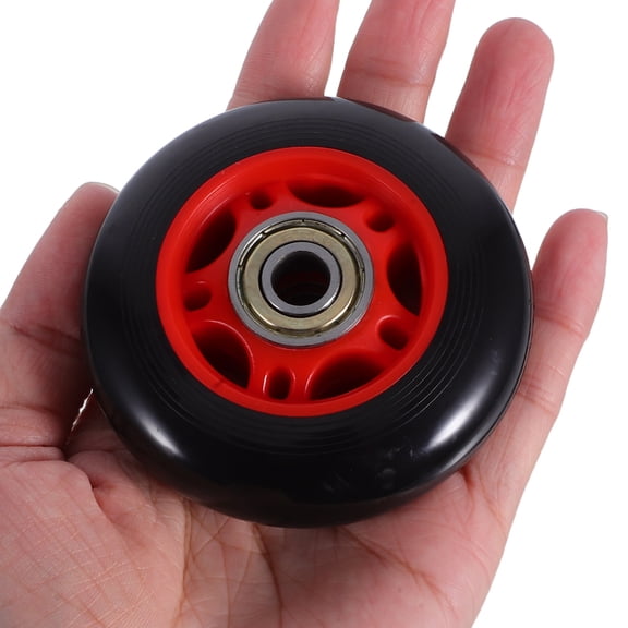 AURARMLET Set of 4 Universal Caster Wheels for Easy Mobility of Gym Equipment, Black Design