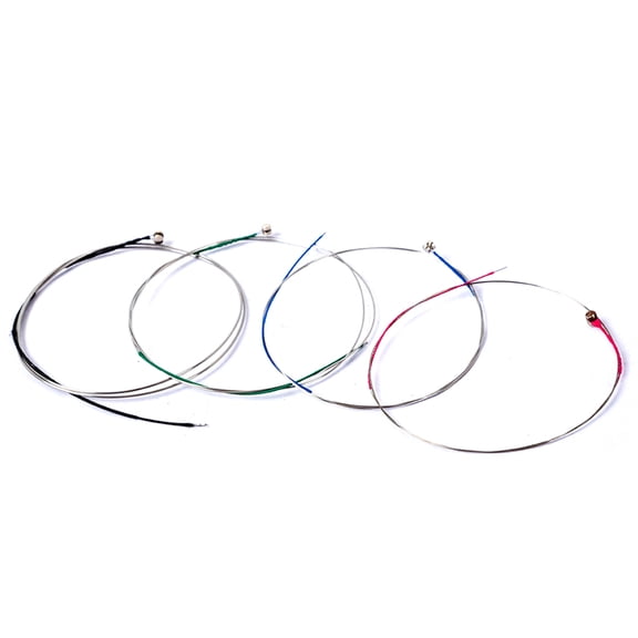 AURARMLET 4pcs Violin Strings Set Metal Core for Enhanced Brightness and Durability in Music Practice and Performance