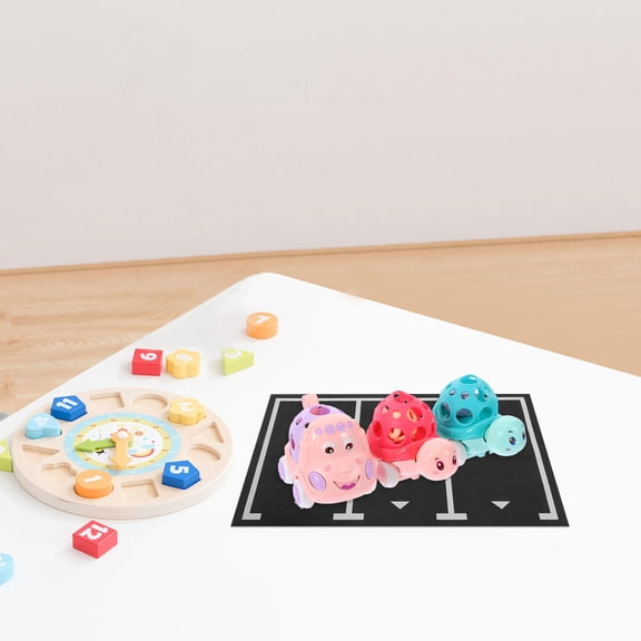 AURARMLET 5Pcs Construction Vehicle Parking Space Stickers Black Easy to Apply Peelable Wall Decals