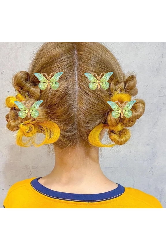 50 Pcs Diy Crafting Butterfly Charms Assorted Color Plastic and Resin for Jewelry Making and Crafts