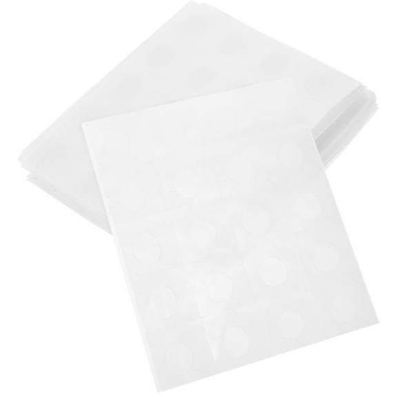AURARMLET 50 Sheets Self Adhesive Dots for Secure, Traceless Application on Wedding, Baby Baptism, Crafts, and Decorations 1.20x1.20x0.10in