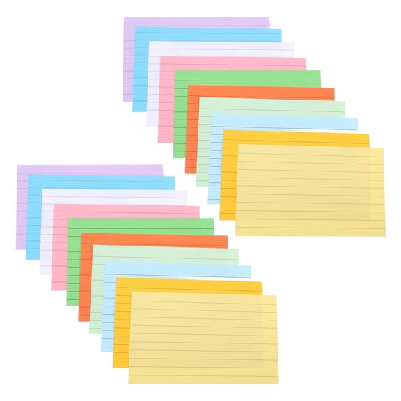 AURARMLET 500Pcs Portable Assorted Color Memo Notepads for Quick Notes and Reminders