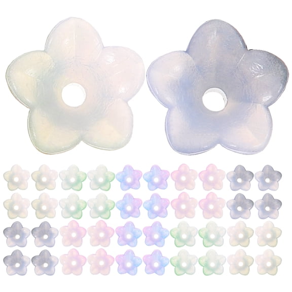 AURARMLET 500 Pieces Assorted Color Acrylic Spacer Beads for Hair Accessories Crafts and Jewelry Making