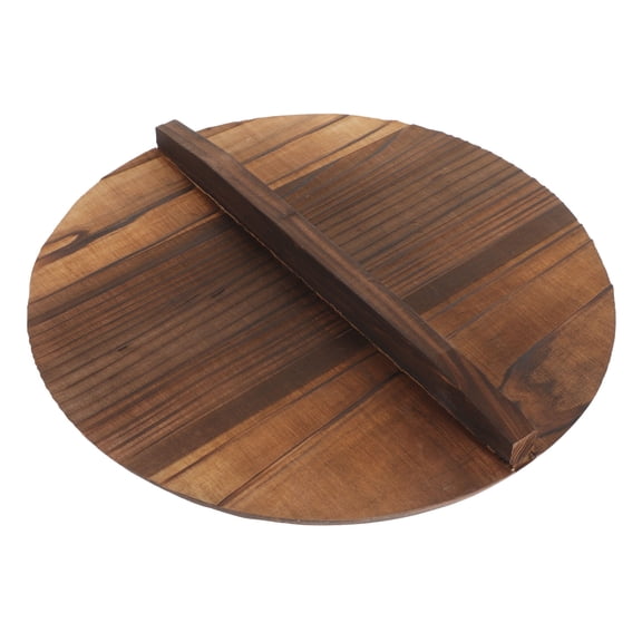 AURARMLET Kitchenware Pot Cover Wooden Pot Lid Multi Wood 1Pack