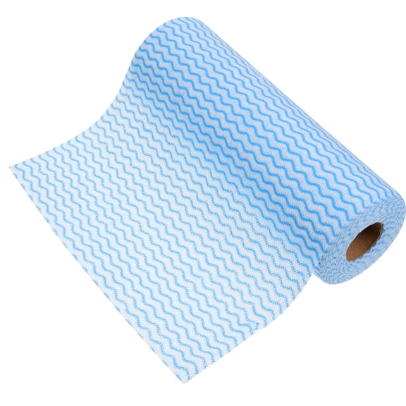 AURARMLET Blue Viscose Dish Cloth Set Strong Water Absorption for Kitchen Use 50Pcs