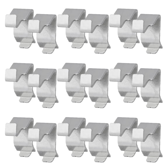 AURARMLET 50-Pack Metal Shelf Clips for Cabinets, Adjustable Shelf Supports for Home and Office Storage