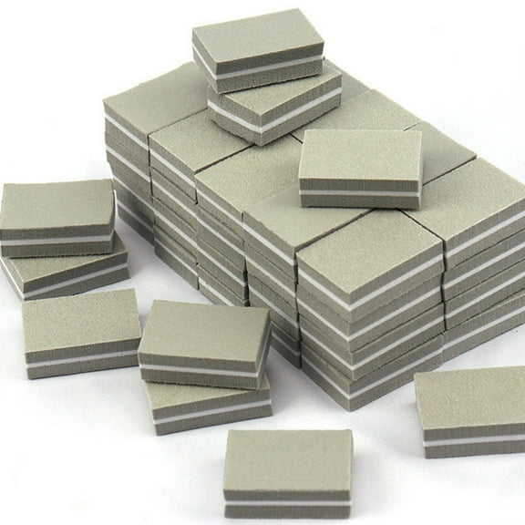AURARMLET 50Pcs Nail Buffer Tool Sponge for Pedicure Nails