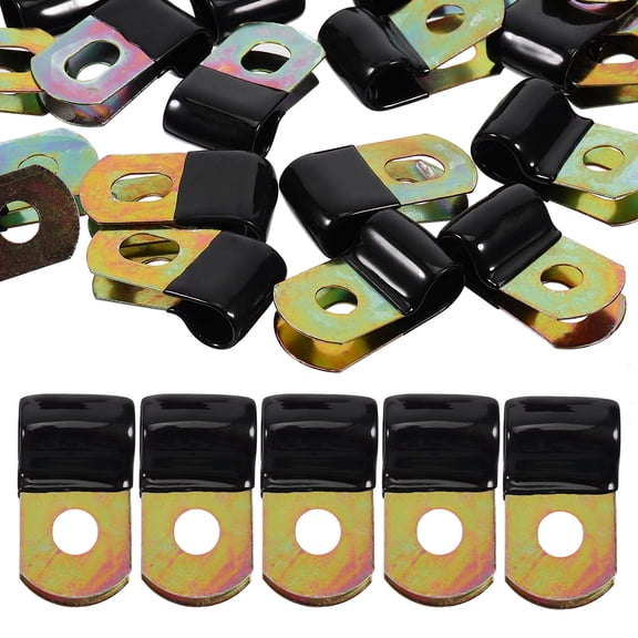 AURARMLET Wall Cord Clips Cable Clip Stainless Steel Wire Protection Outdoor Use 50Pcs