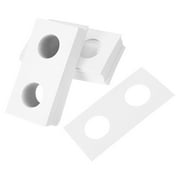 AURARMLET Coin Flips Coin Collection Supplies White 50pcs