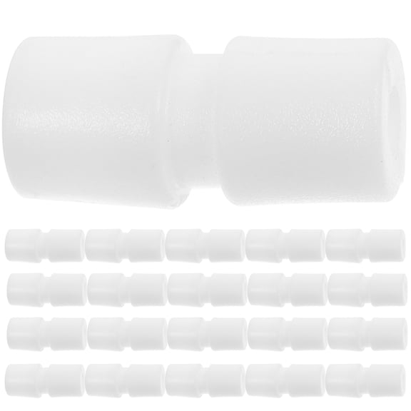AURARMLET 50Pcs Plastic Breakaway Clasp Connectors White for Rope Closing and Lanyard Accessories