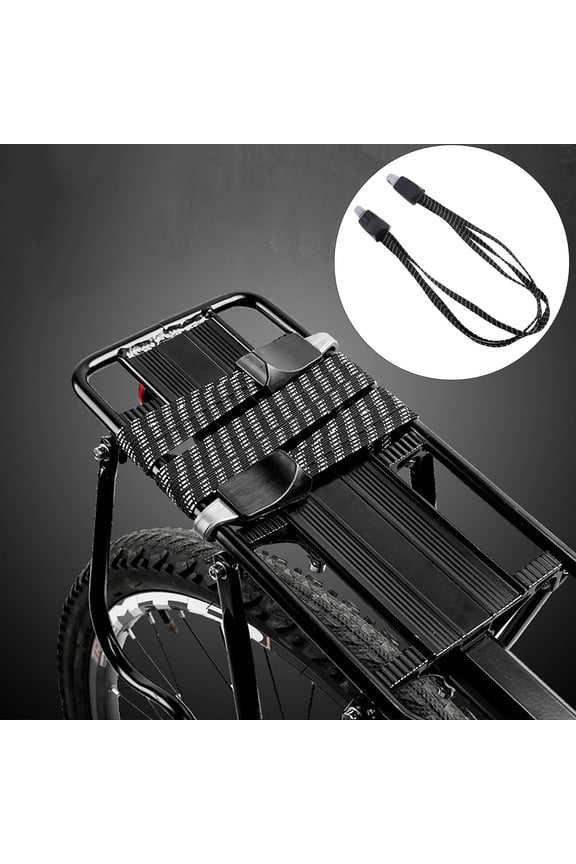 5Pcs Bike Rack Rubber Straps Replacement Luggage Straps for Outdoor Camping 11.8x1.4x1.2in