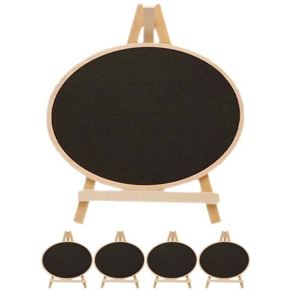 AURARMLET 5Pcs Small Vintage Style Chalkboard Signs for Craft Table Message and Office Decor