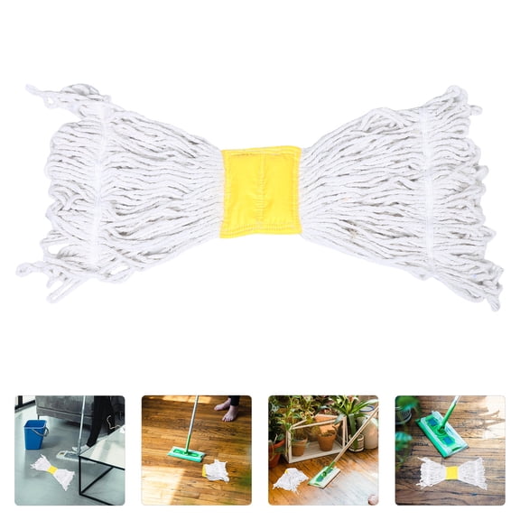 AURARMLET Strong Absorption Heavy Duty Polyester Mop Heads for Commercial Use 5Pcs