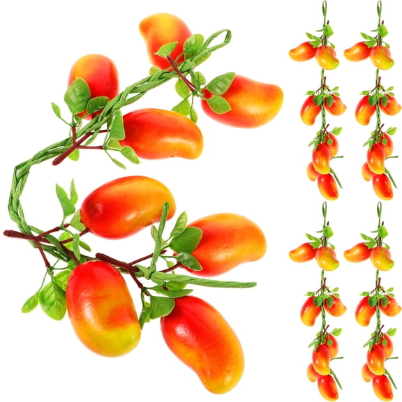 AURARMLET Set of 5 Lifelike Orange Plastic Fruits for Decoration, Foam Design, Ideal for Harvest Festival, Home, Party, and Seasonal Use