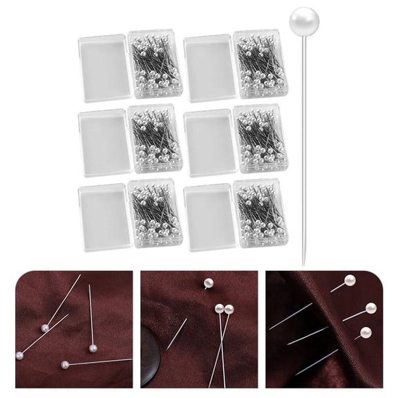 AURARMLET 600Pcs Stainless Steel Straight Pins for Crafts Sewing Quilting and Fabric Projects