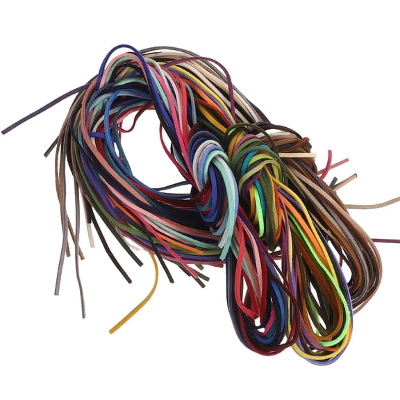 AURARMLET Faux Suede Cord Assorted Color Soft Korean Velvet Beading Supplies for Jewelry