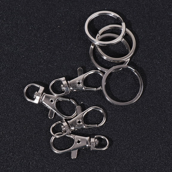 AURARMLET 60pcs Key Clips for Keychains, Keychain Accessories for Everyday Use by General Users