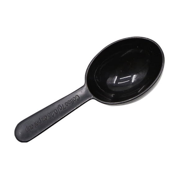 AURARMLET 60Pcs Black Plastic Measuring Scoops Lightweight Spoon for Cooking Baking