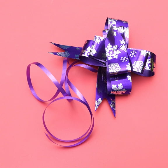 AURARMLET 60pcs Assorted Color Pull Flower Ribbons for Wrapping, Party Decorations, Craft Embellishments
