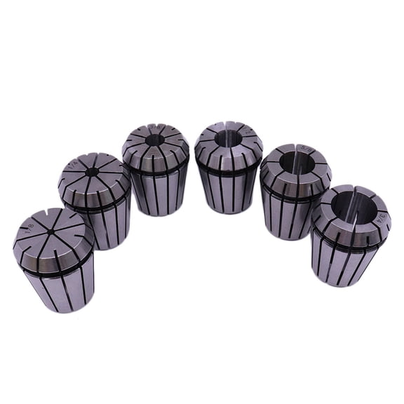 AURARMLET 6Pcs Collet Tool Holder Chuck for Cnc Milling Lathe Tool Steel