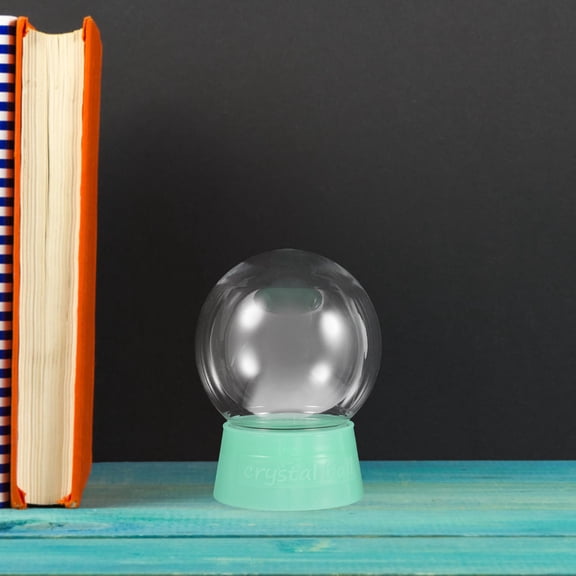 AURARMLET 6-Pack Clear Plastic Fillable Round Spheres for Home Decor Craft Supplies