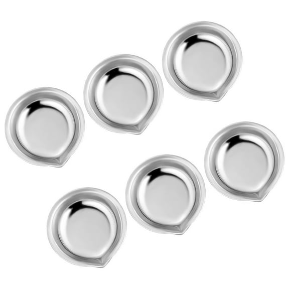 AURARMLET 6-Pack Round Portable Painting Trays for Art, Craft Projects, Kids and Adults, and Easy to Clean