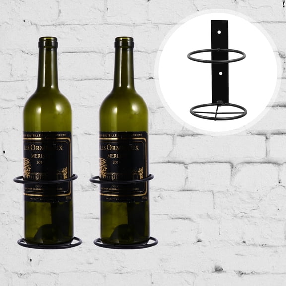 AURARMLET 6Pcs Wall Bottle Display Storage Organizer for Dining Table and Home Decor