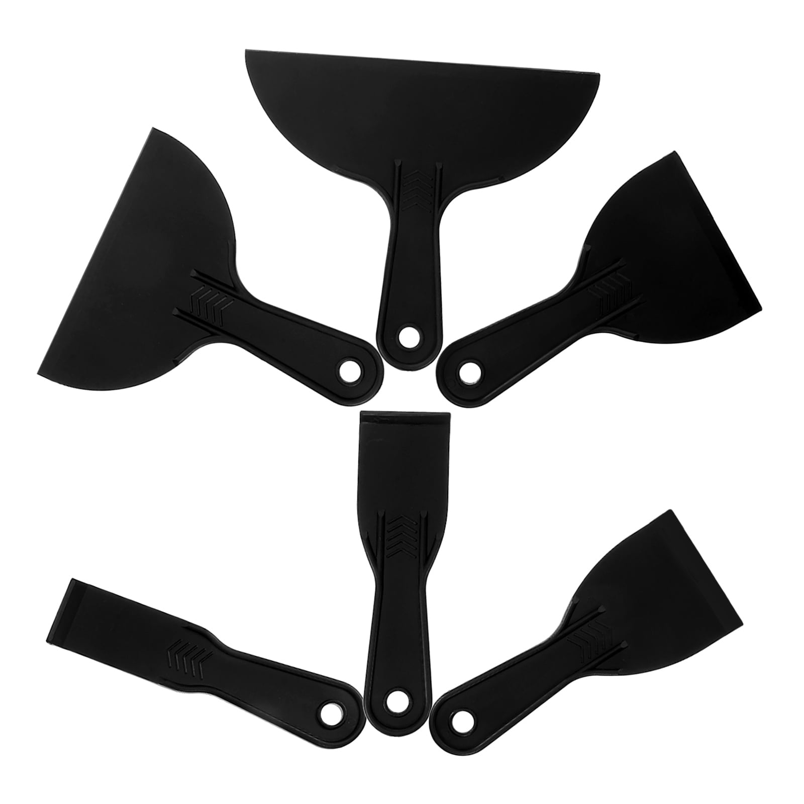 AURARMLET 6pcs Car Film Tools Set Black Flexible Plastic Scraper for ...
