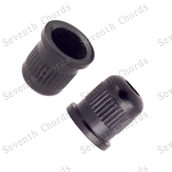 AURARMLET Metal Guitar ng Ferrules Black Stable Retainer for Electric Bass and Guitar Accessories 6Pcs