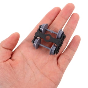 AURARMLET 6-Pack Replacement Wheels for Model Toy Trains, and Easy to Install, Ideal for Repairs and Projects