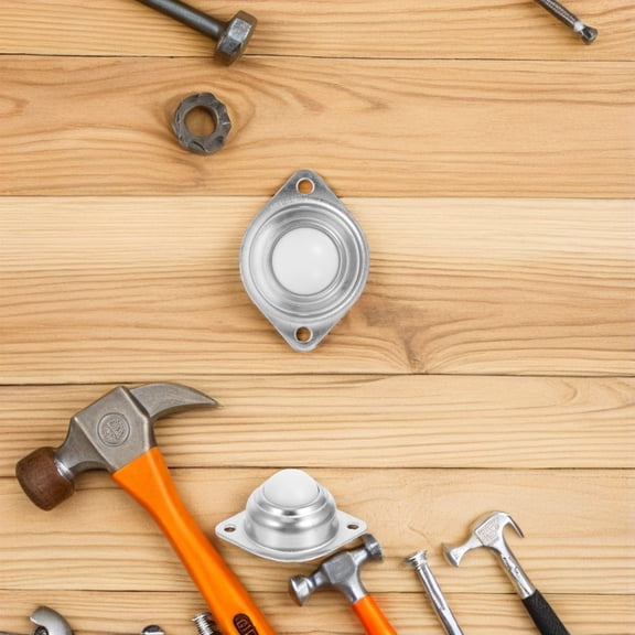 AURARMLET Set of 8 Nylon Caster Wheels for Appliances, Smooth Rotation, Improved Stability, and Easy to Install