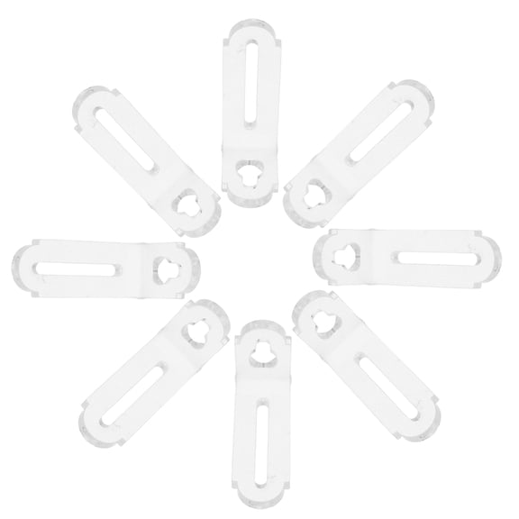 AURARMLET 8Pcs Acrylic Corner Brackets Transparent Furniture Support For Stability Enhancement