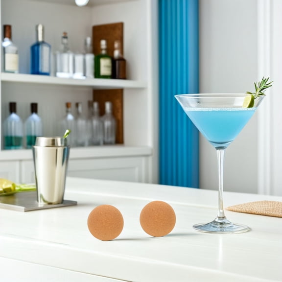 AURARMLET Soft Wood Cork Stoppers Light Brown Natural Sealing for Wine Bottles 8Pcs