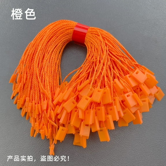 AURARMLET 990pcs Strings with 6.68" Snap Lock Pin Fastener Hooks, Easy and Quick to Attach for Clothing, Shoes, Luggage, Crafts