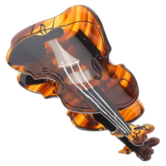 AURARMLET Coffee Color Acetate Hair Clip, Stylish Hair Grip for Music Hairstyling and Everyday Use