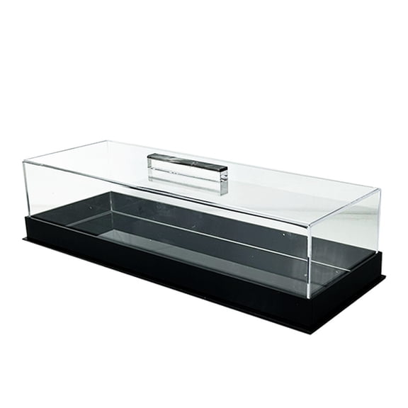 AURARMLET Rectangular Dessert Display Tray with Removable Lid for Bakery and Home