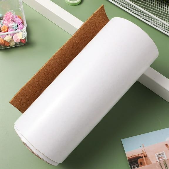 AURARMLET Self Adhesive Cork Roll Multi Color for Wall Drawer Liner and DIY Home Organization